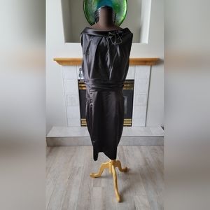 SALE NWT! Super cute Plus size Satin "Little Black Dress" with Pockets